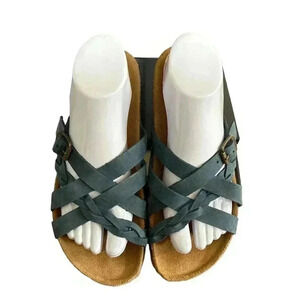 Mika Paoli Women’s Sandals Size 9 Gray/Blue
